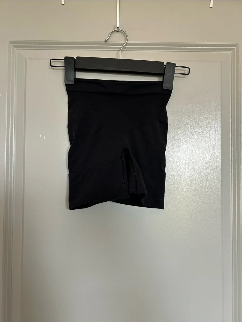 SPANX Black High-Waist Sculpting Bike Shorts
